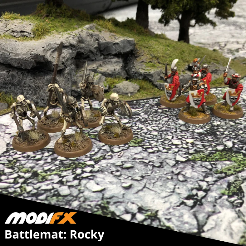 4' x 4' Light Rock Battlemat - Image 3