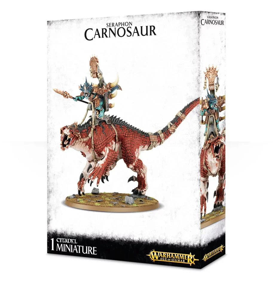 Saurus Oldblood on Carnosaur / Troglodon