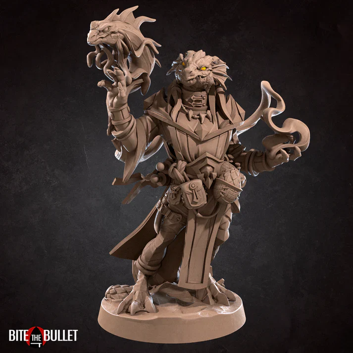 Dragonborn Female Sorcerer D&D Miniature