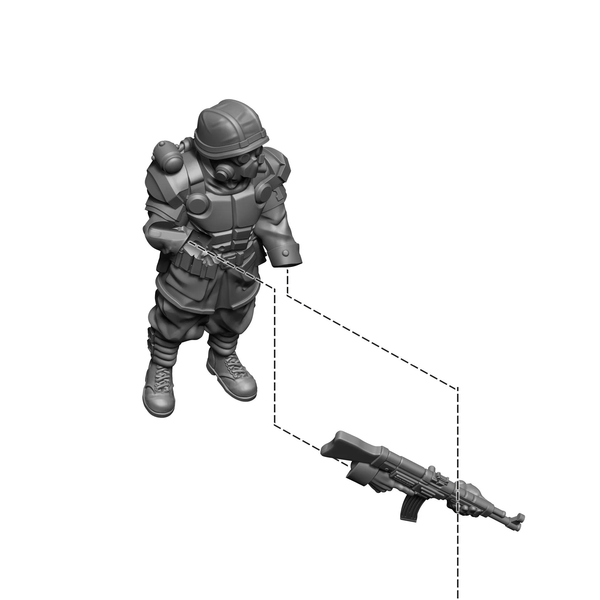 Konflikt '47 Totenrotte platoon commander & bodyguard - Image 4