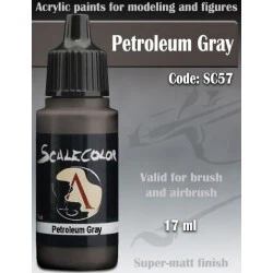 Petroleum Gray: ScaleColor 17mL acrylic paint